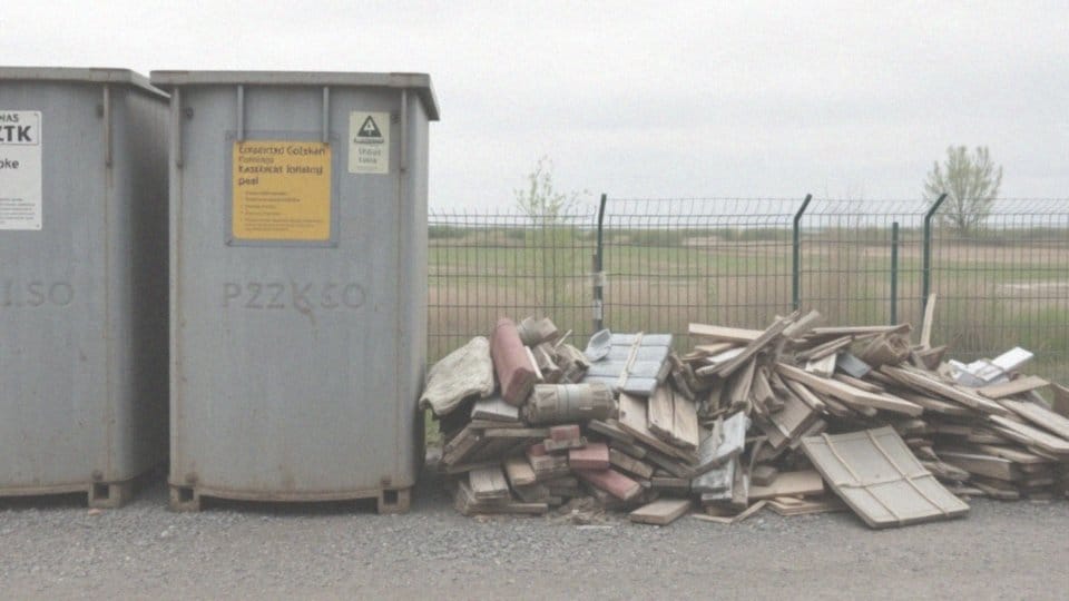 Jakie odpady budowlane można oddać do PSZOK?