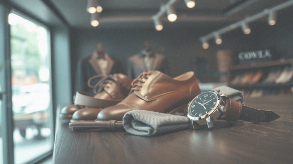 Jakie dodatki do stylizacji z marynarką i szarymi spodniami są polecane?