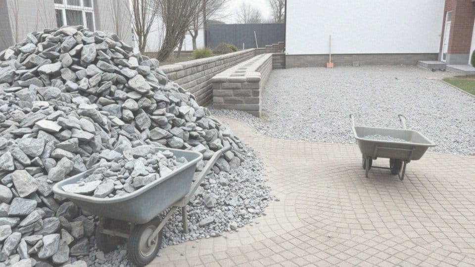 Jakie kruszywo jest najpopularniejsze w budowie podjazdów?