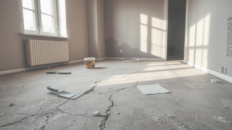 Jakie są skutki złego podejścia do wyrównania posadzki?