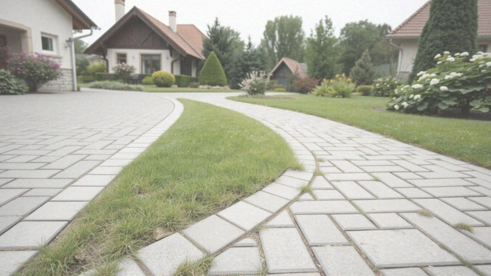 Jakie dekoracyjne ścieżki można dodać do podjazdu?