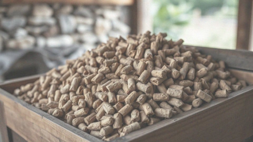Jakie są wymagania dotyczące składników i paliwa w postaci pelletu?