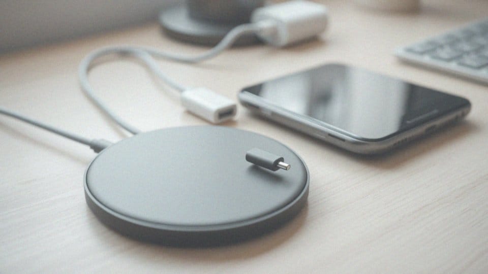 Czy ładowarka indukcyjna posiada złącze USB-C?