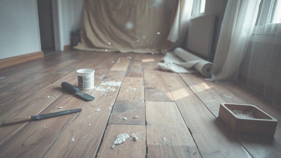 Co zrobić z uszkodzeniami starej podłogi przed położeniem nowych paneli?