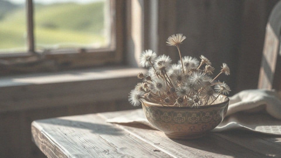 Suszone kwiaty mniszka – zastosowanie i właściwości zdrowotne